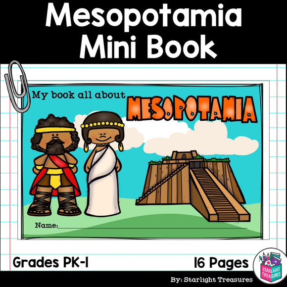 Mesopotamia Mini Book for Early Readers