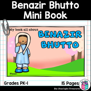 Benazir Bhutto Mini Book for Early Readers