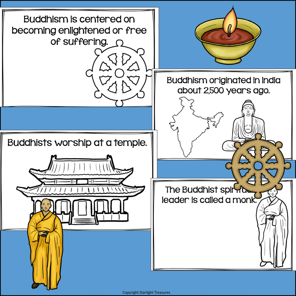 Buddhism Mini Book for Early Readers: World Religions