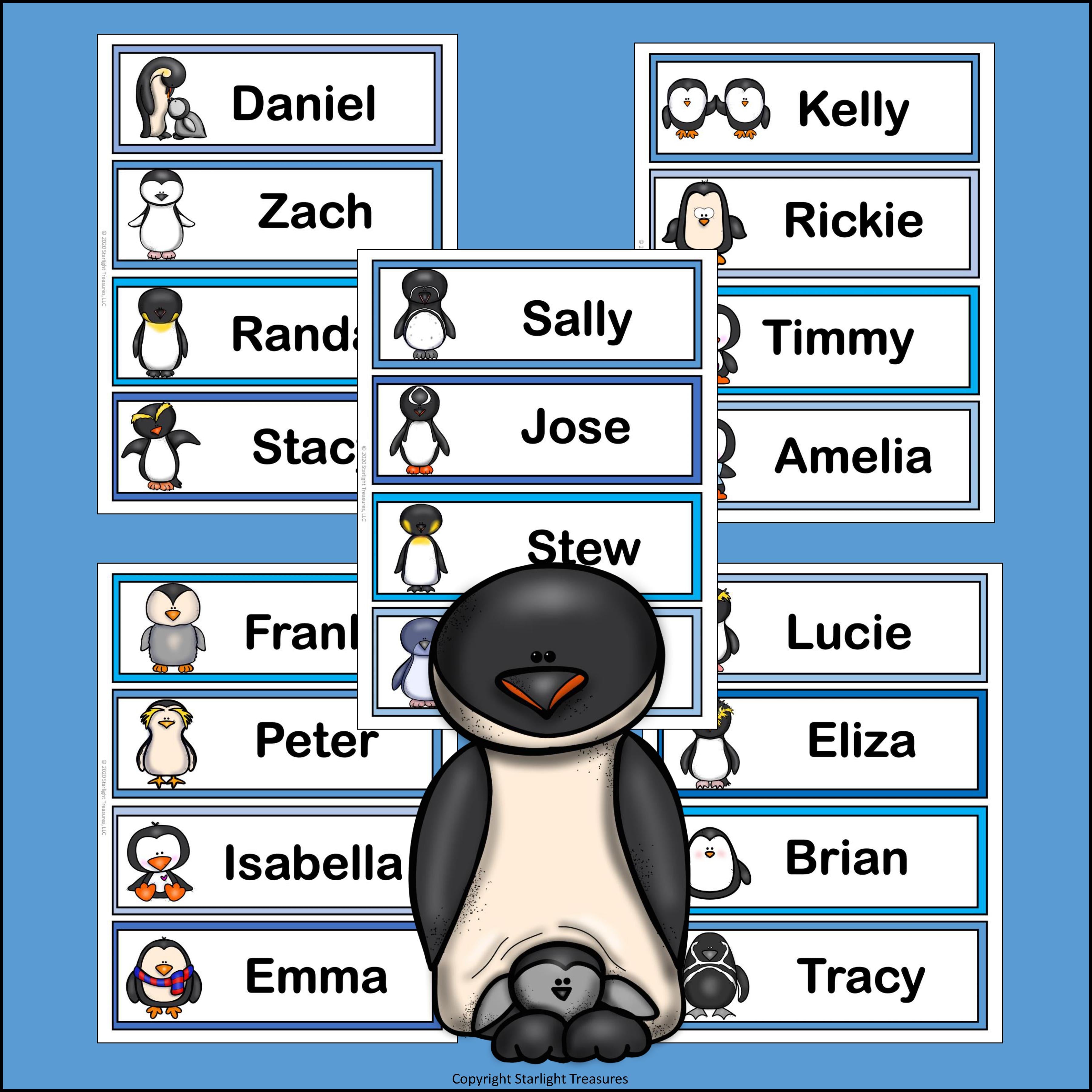 Penguin Name Tags