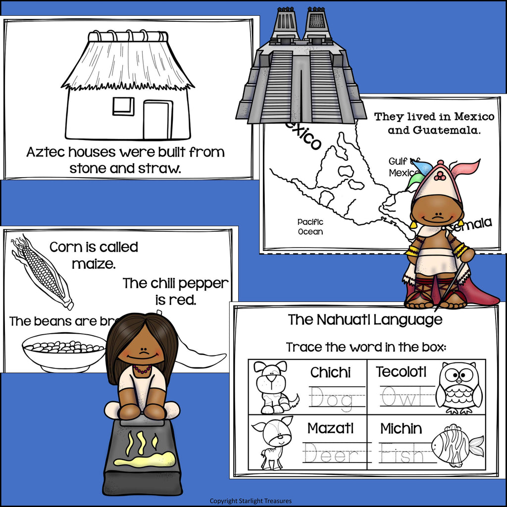 Aztec Mini Book for Early Readers