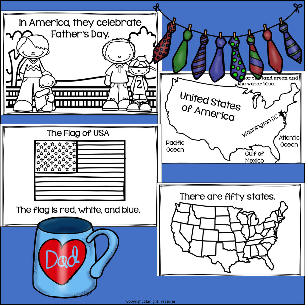 Father's Day Mini Book for Early Readers