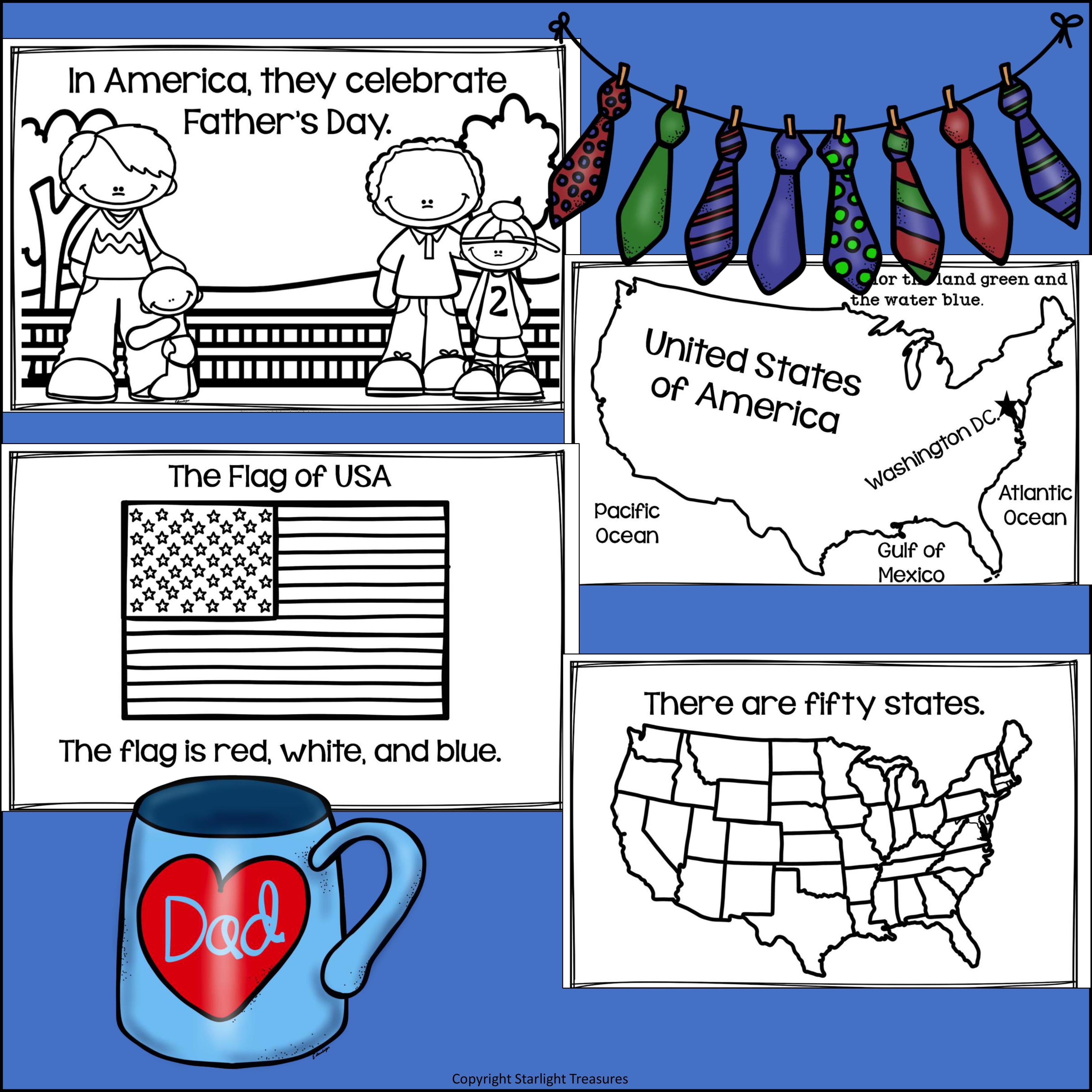 Father's Day Mini Book for Early Readers