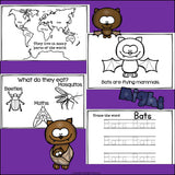 Bats Mini Book for Early Readers
