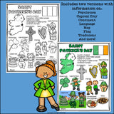 Saint Patrick's Day Fact Sheet for Early Readers