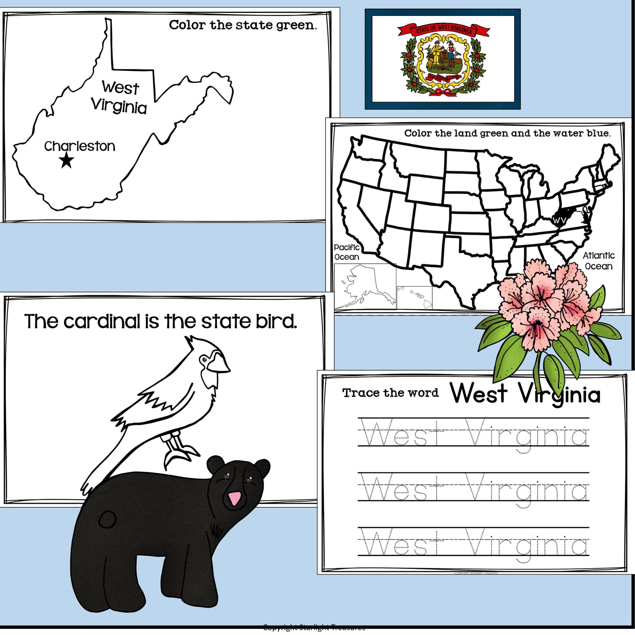 Virginia Cardinal Coloring Page