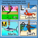 Alphabet Flash Cards for Early Readers - Country of Cape Verde