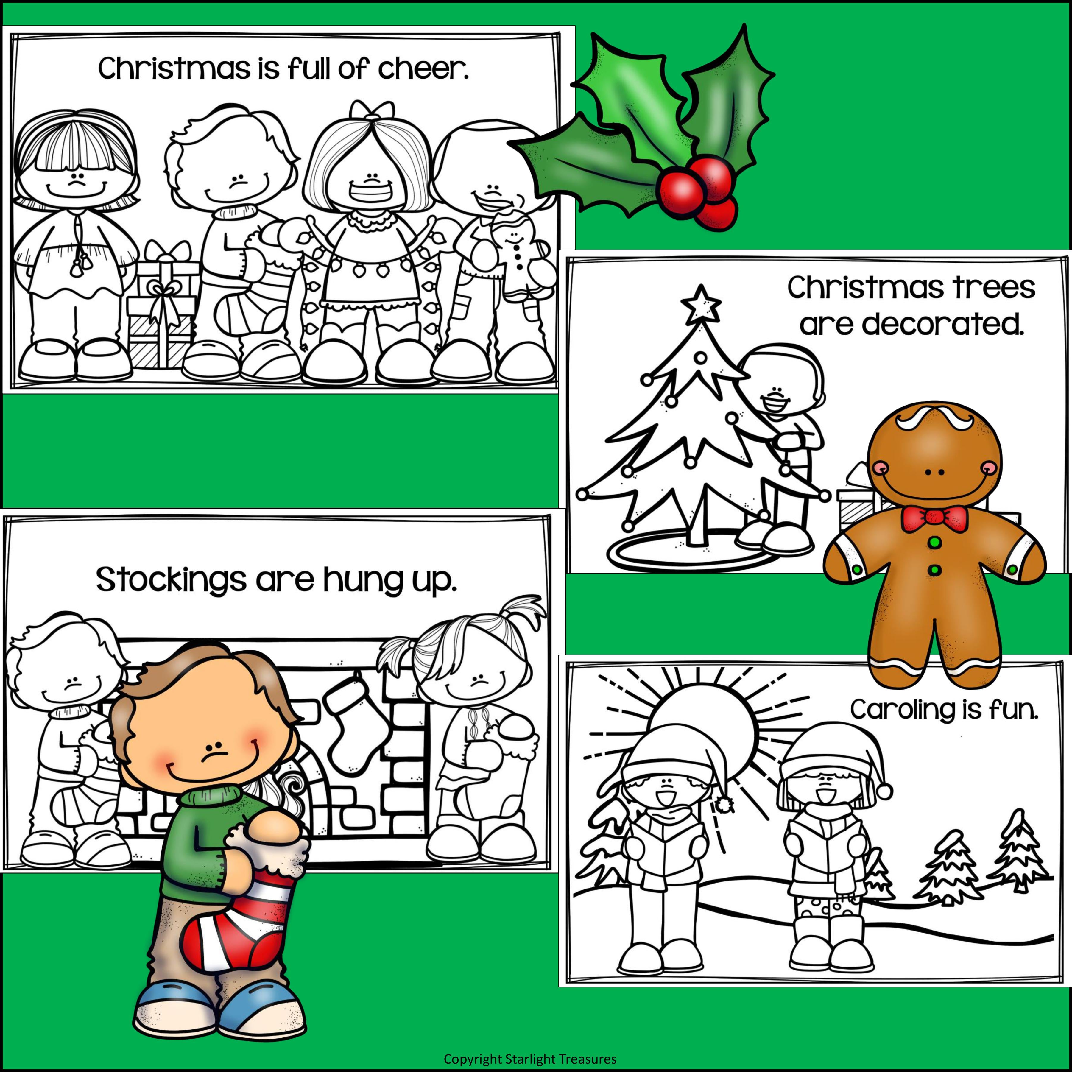 Christmas Mini Book for Early Readers