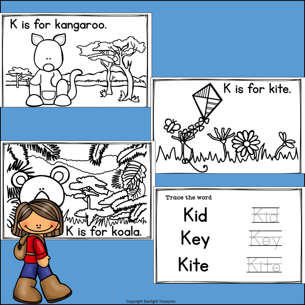 Alphabet Letter of the Week: The Letter K Mini Book
