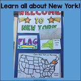New York Lapbook for Early Learners - A State Study