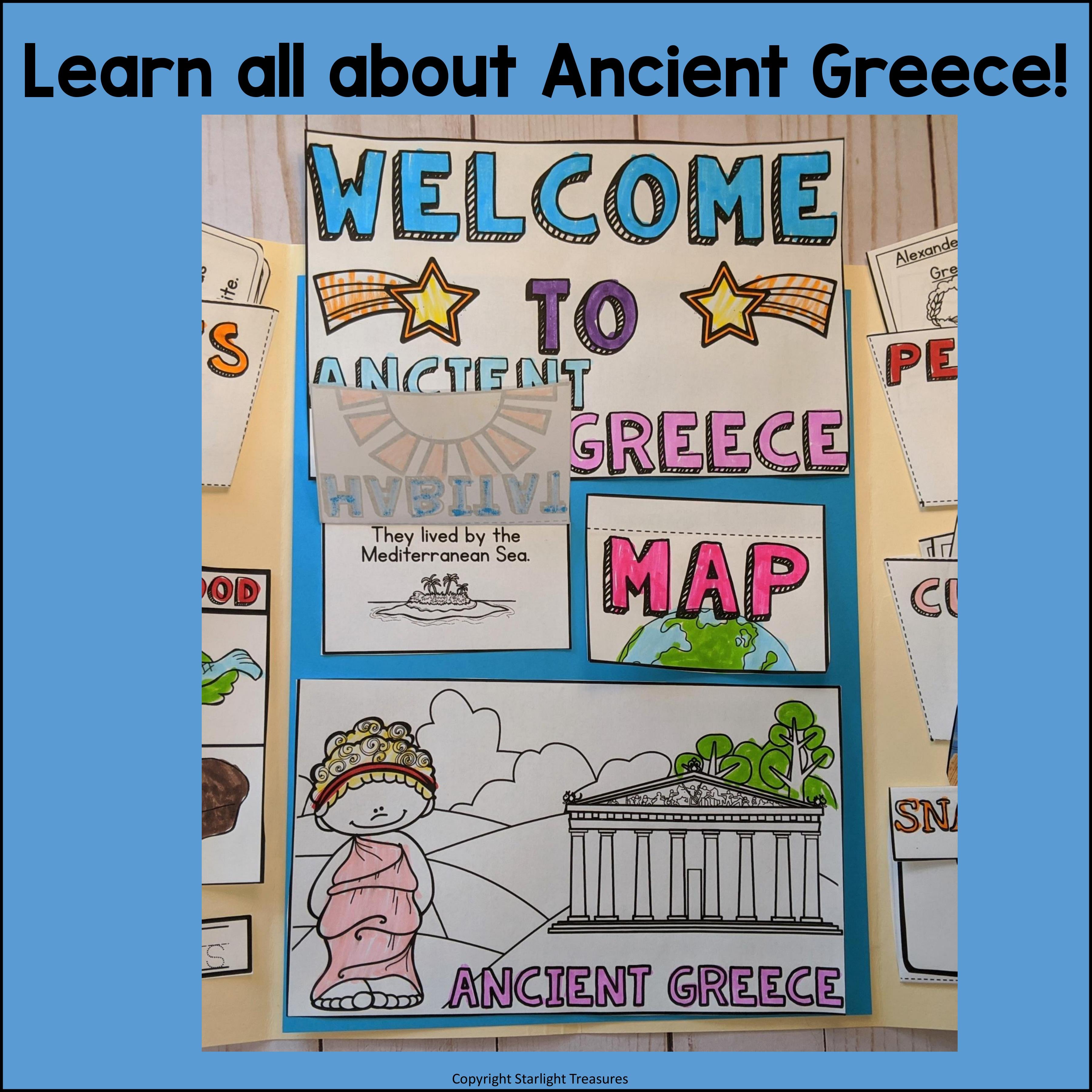 Ancient Greece Lapbook for Early Learners
