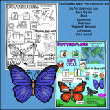 Butterflies Fact Sheet for Early Readers
