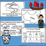 Ancient China Mini Book for Early Readers - Ancient Civilizations Activities