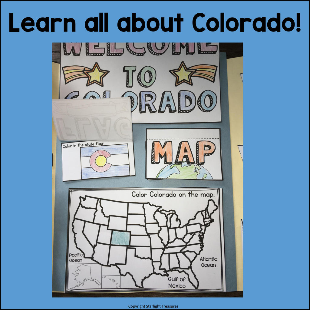 Colorado Lapbook for Early Learners - A State Study