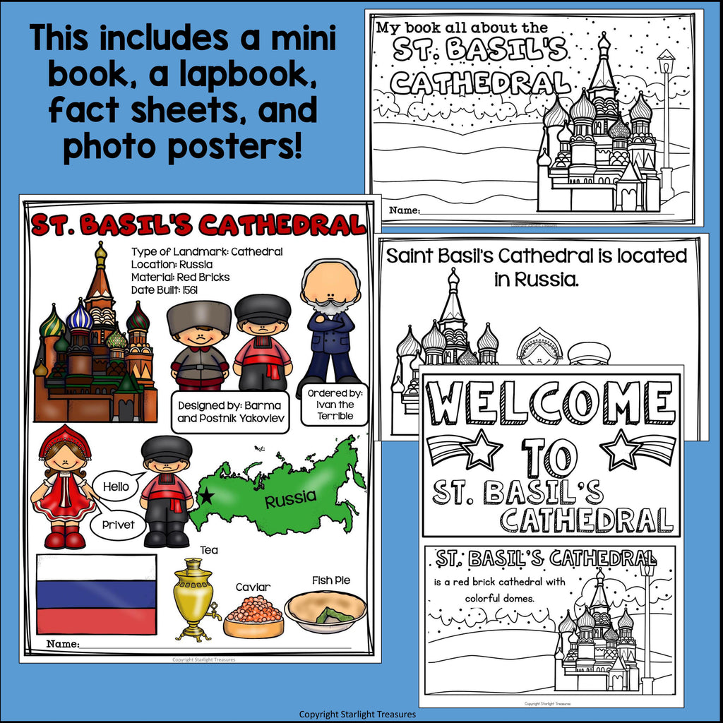 Saint Bail's Cathedral Complete Unit for Early Learners - World Landmarks