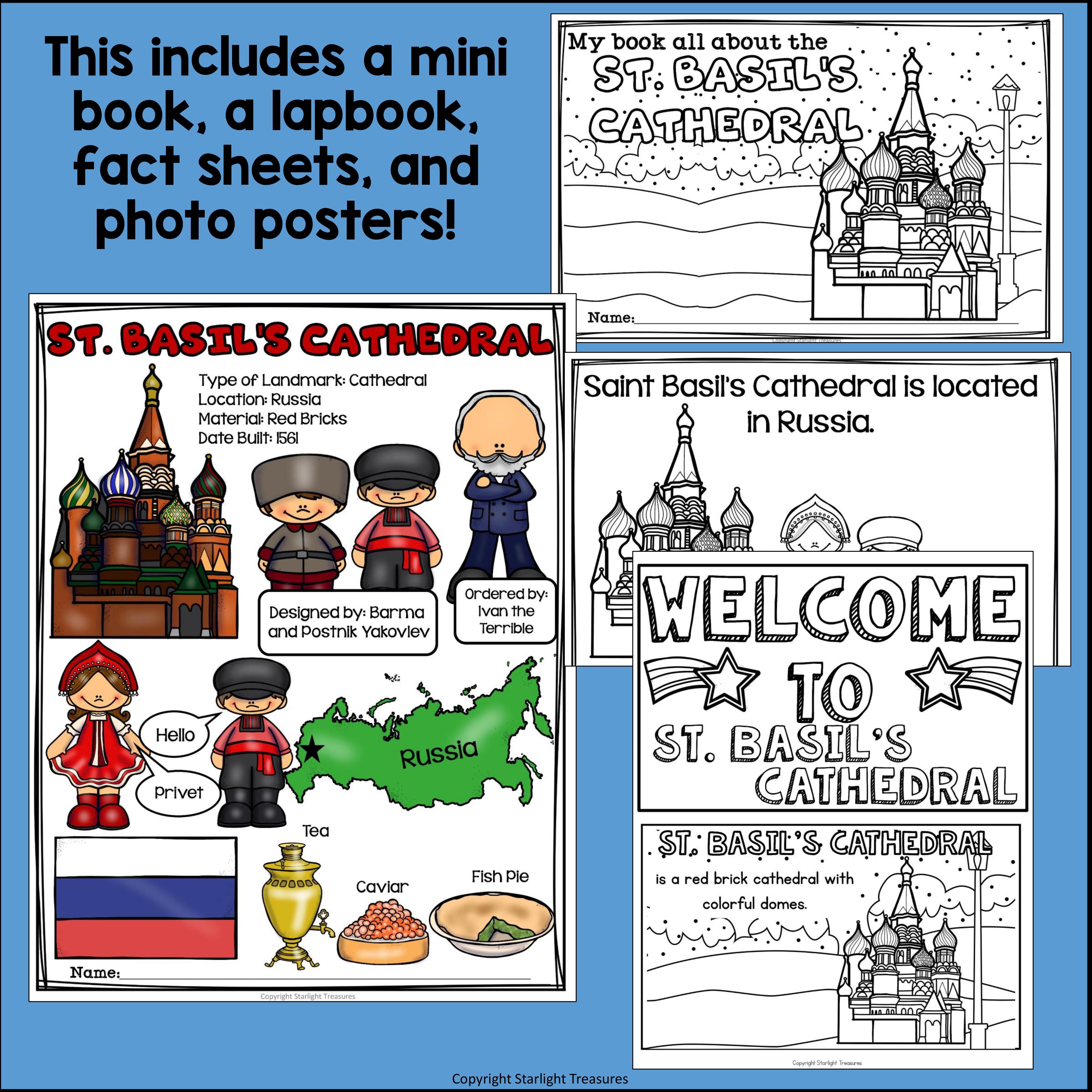 Saint Bail's Cathedral Complete Unit for Early Learners - World Landmarks