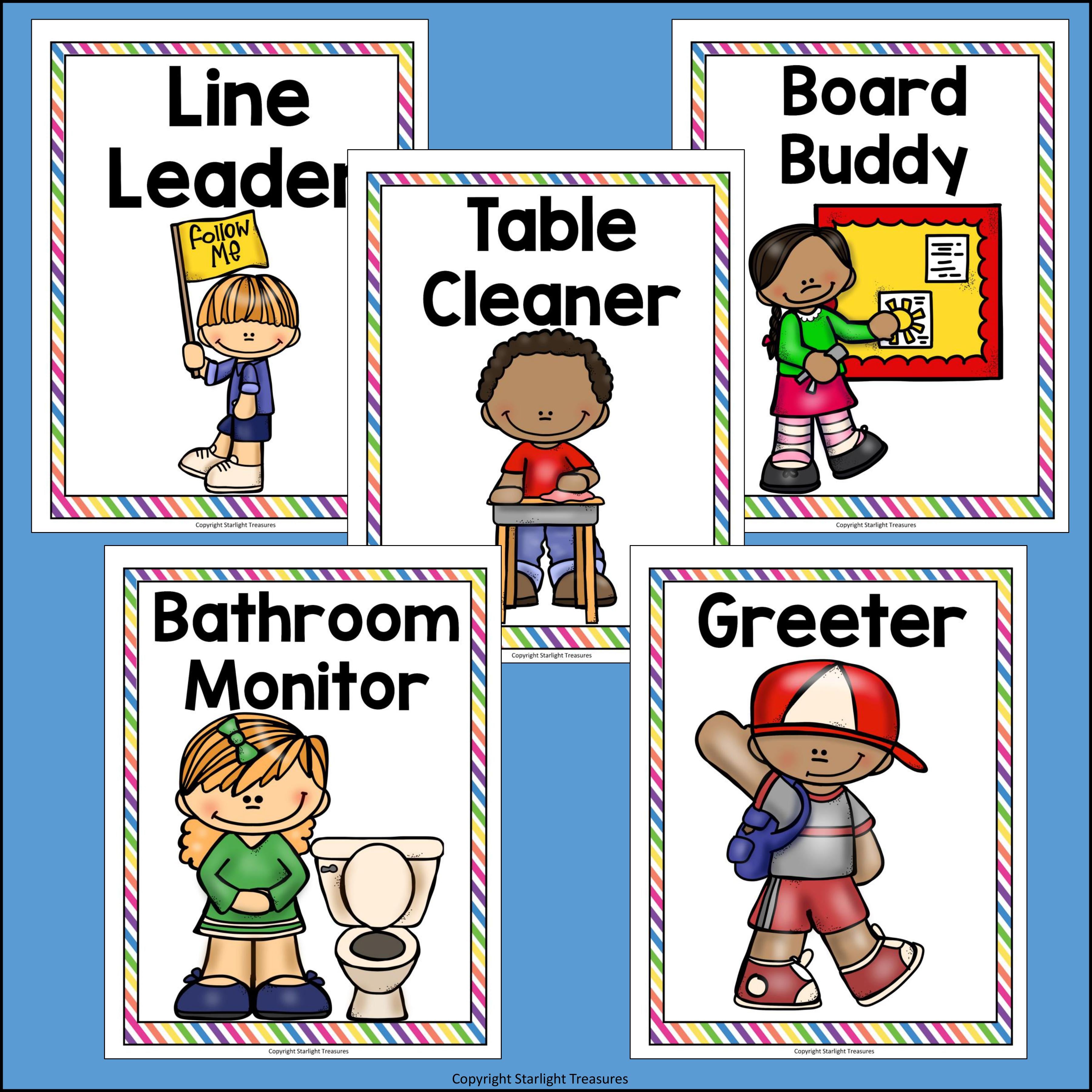 Classroom Jobs & Jobs Cards