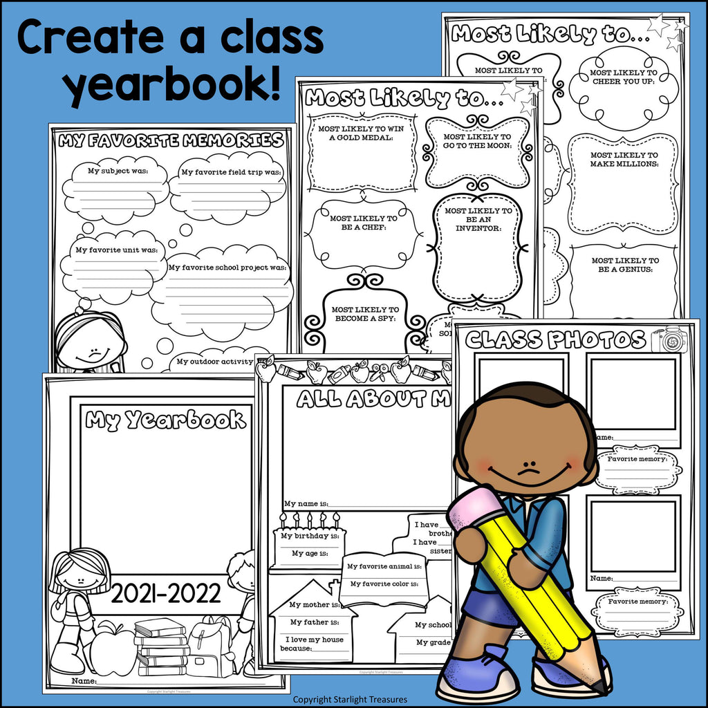 Create a Class Yearbook Project for Early Learners