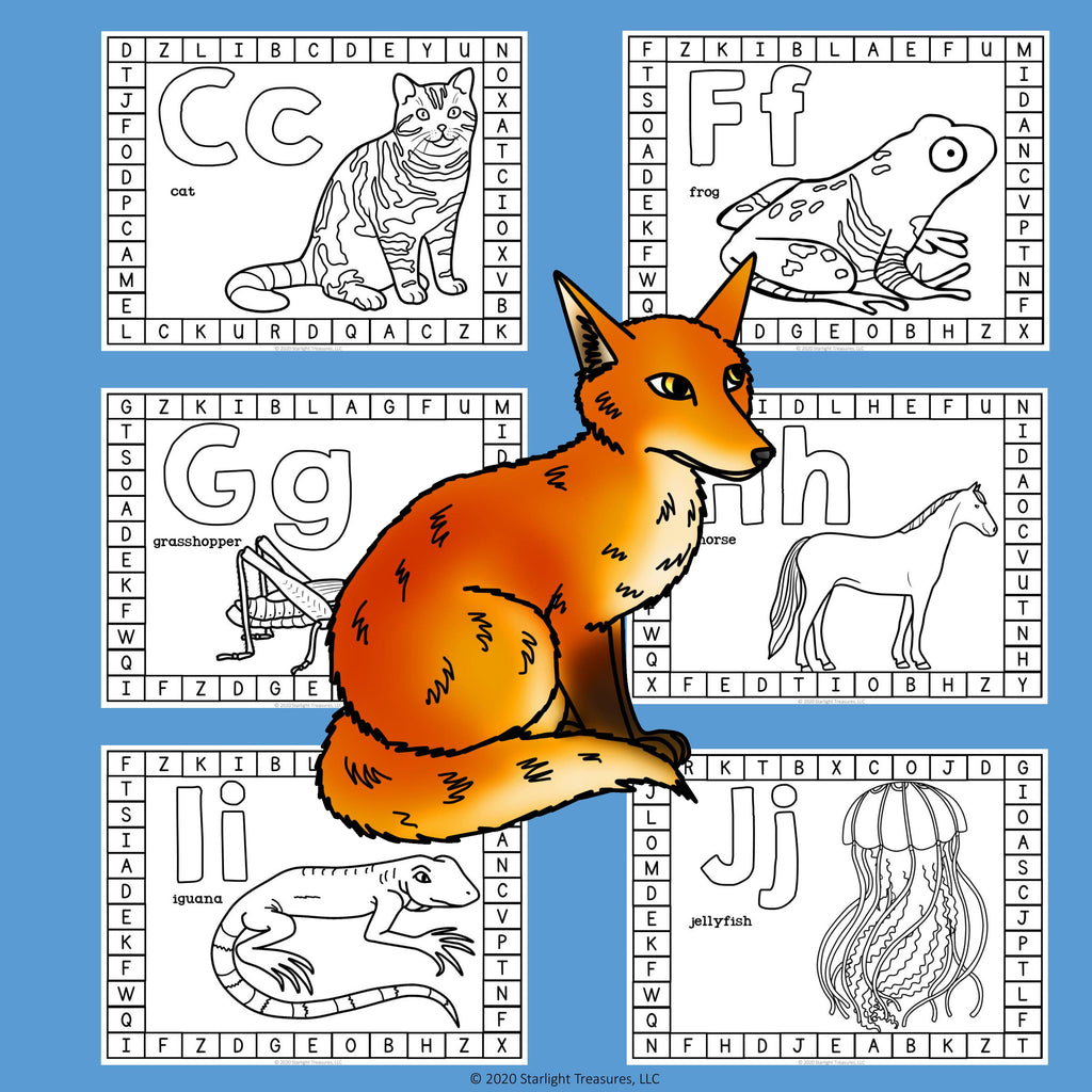 Alphabet Letter Punch Worksheets for Early Readers - ABC Punch Sheet FREEBIE