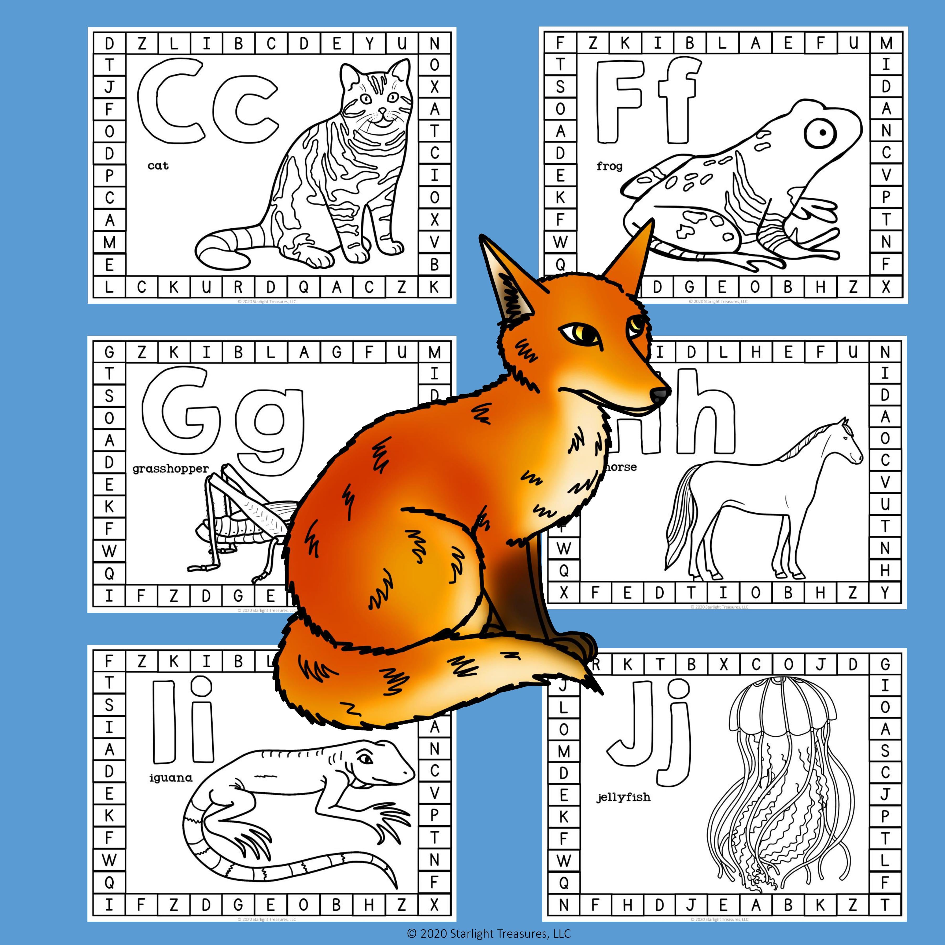 Alphabet Letter Punch Worksheets for Early Readers - ABC Punch Sheet FREEBIE