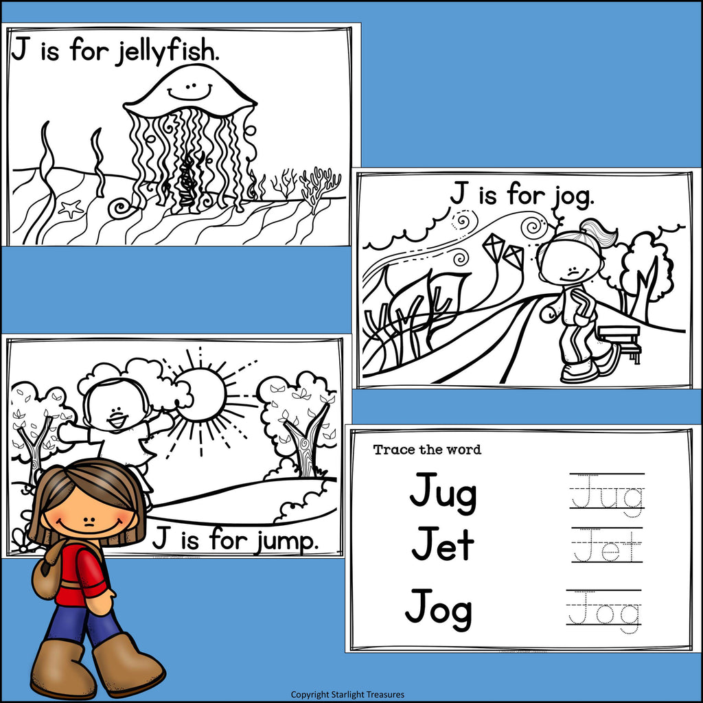 Alphabet Letter of the Week: The Letter J Mini Book