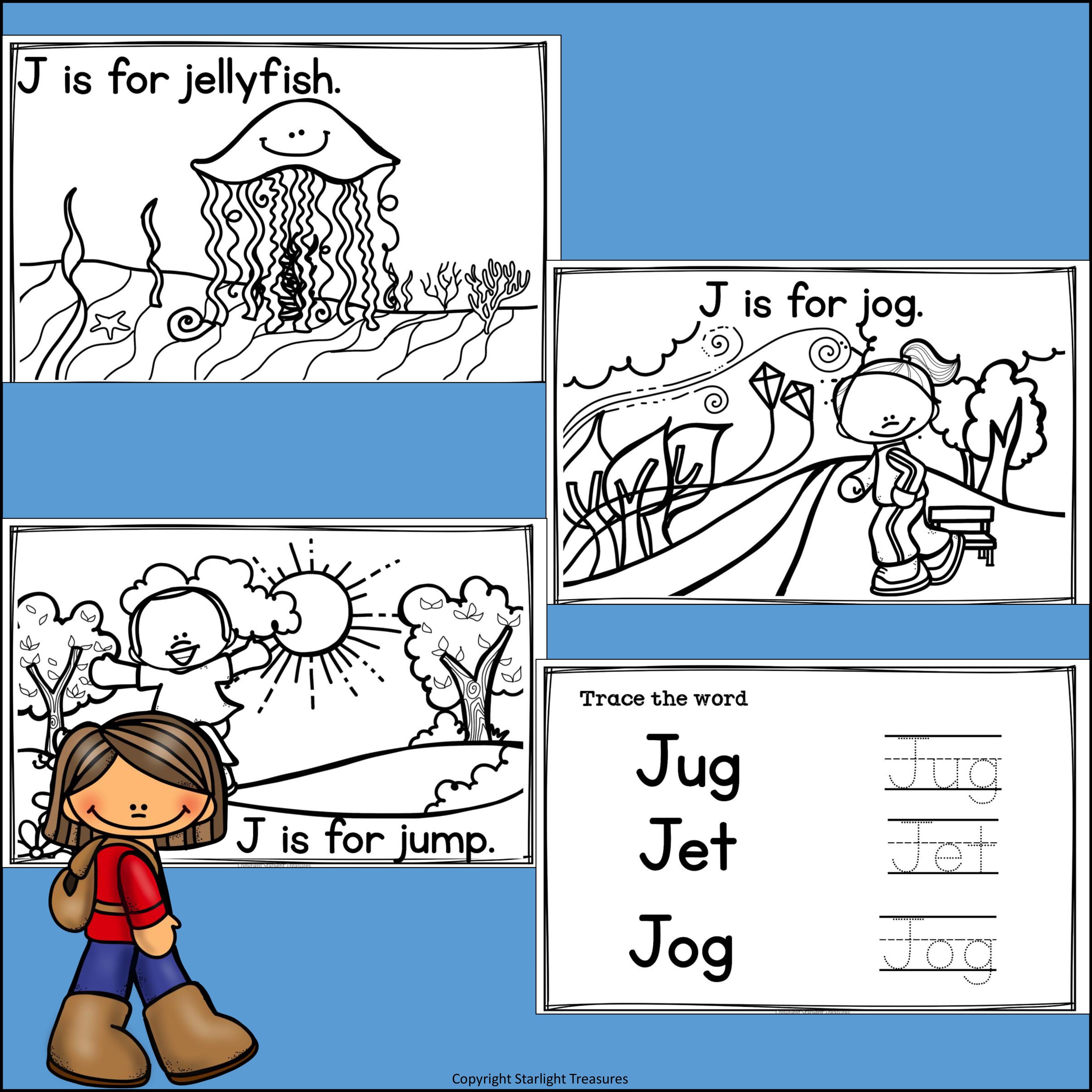 Alphabet Letter of the Week: The Letter J Mini Book