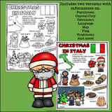 Christmas in Italy Fact Sheet for Early Readers