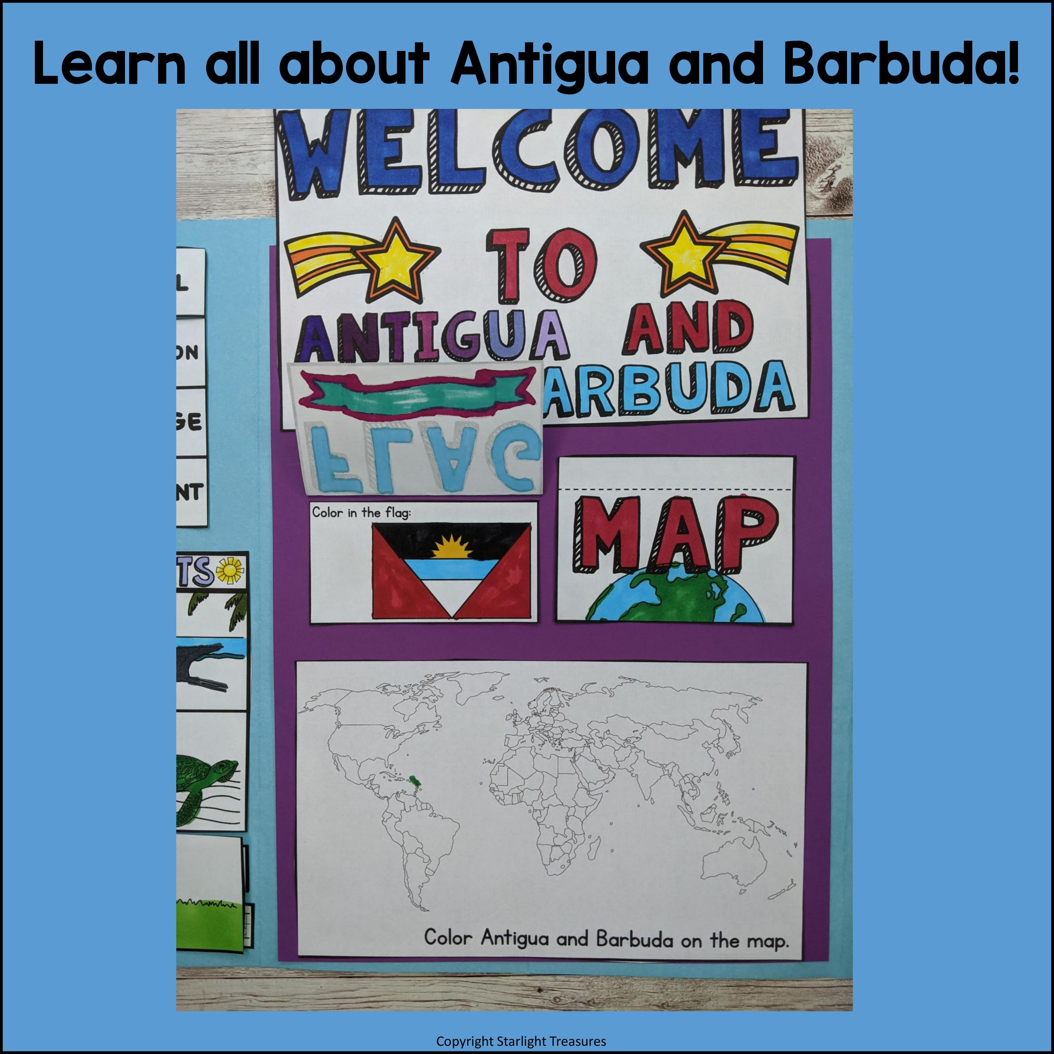 Antigua and Barbuda Lapbook for Early Learners - A Country Study