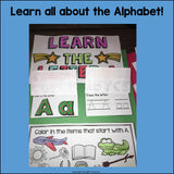 Alphabet Lapbook for Early Learners