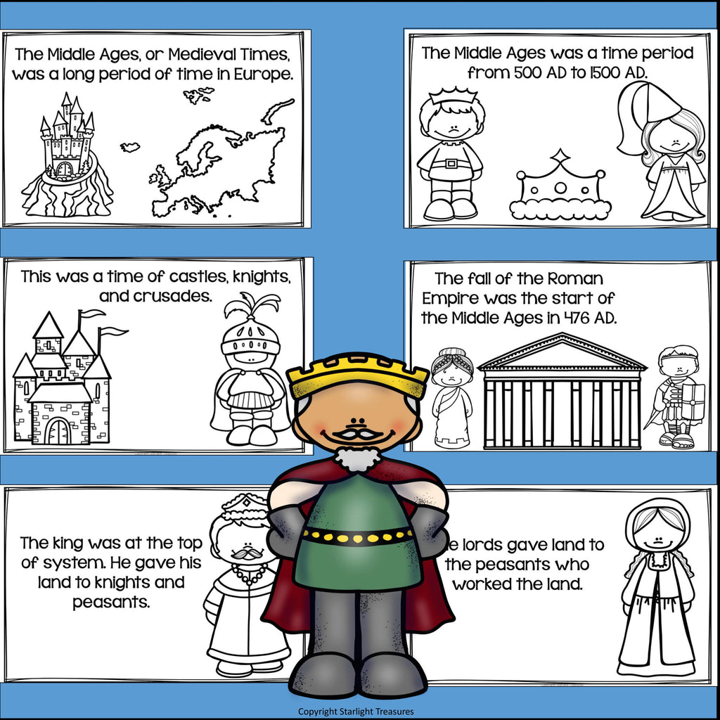 Middle Ages Mini Book for Early Readers