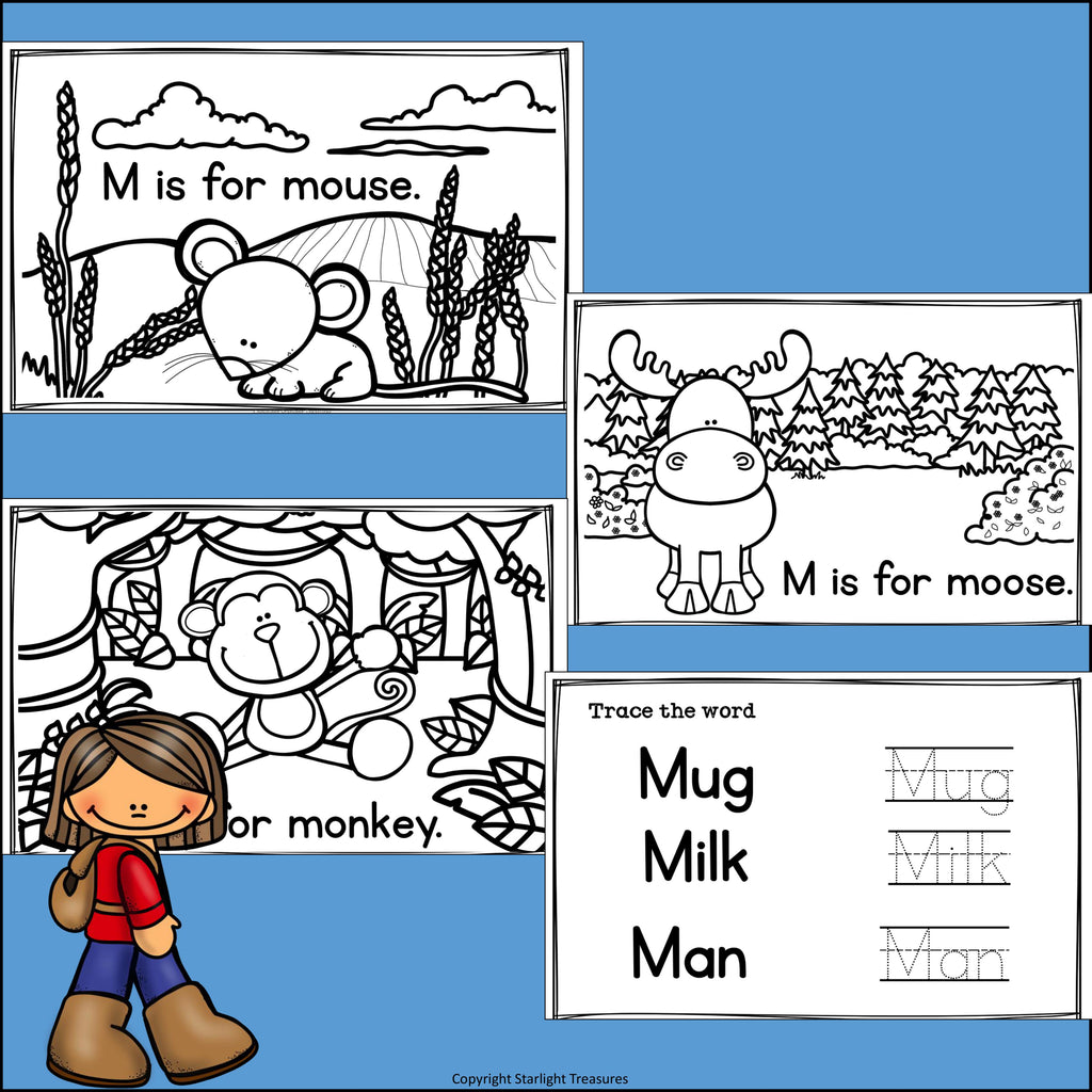 Alphabet Letter of the Week: The Letter M Mini Book