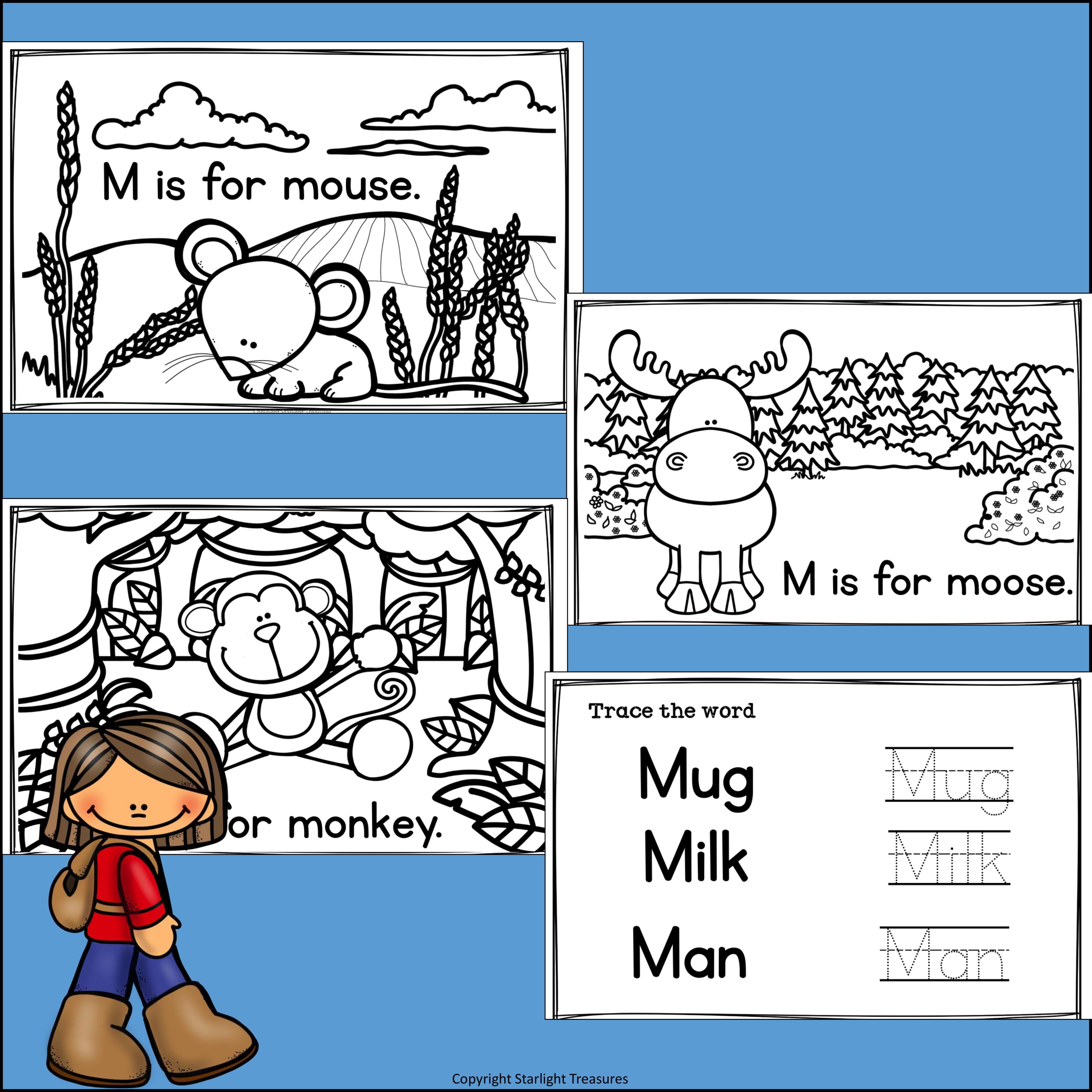 Alphabet Letter of the Week: The Letter M Mini Book