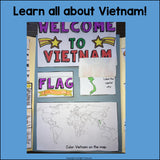 Vietnam Lapbook for Early Learners - A Country Study