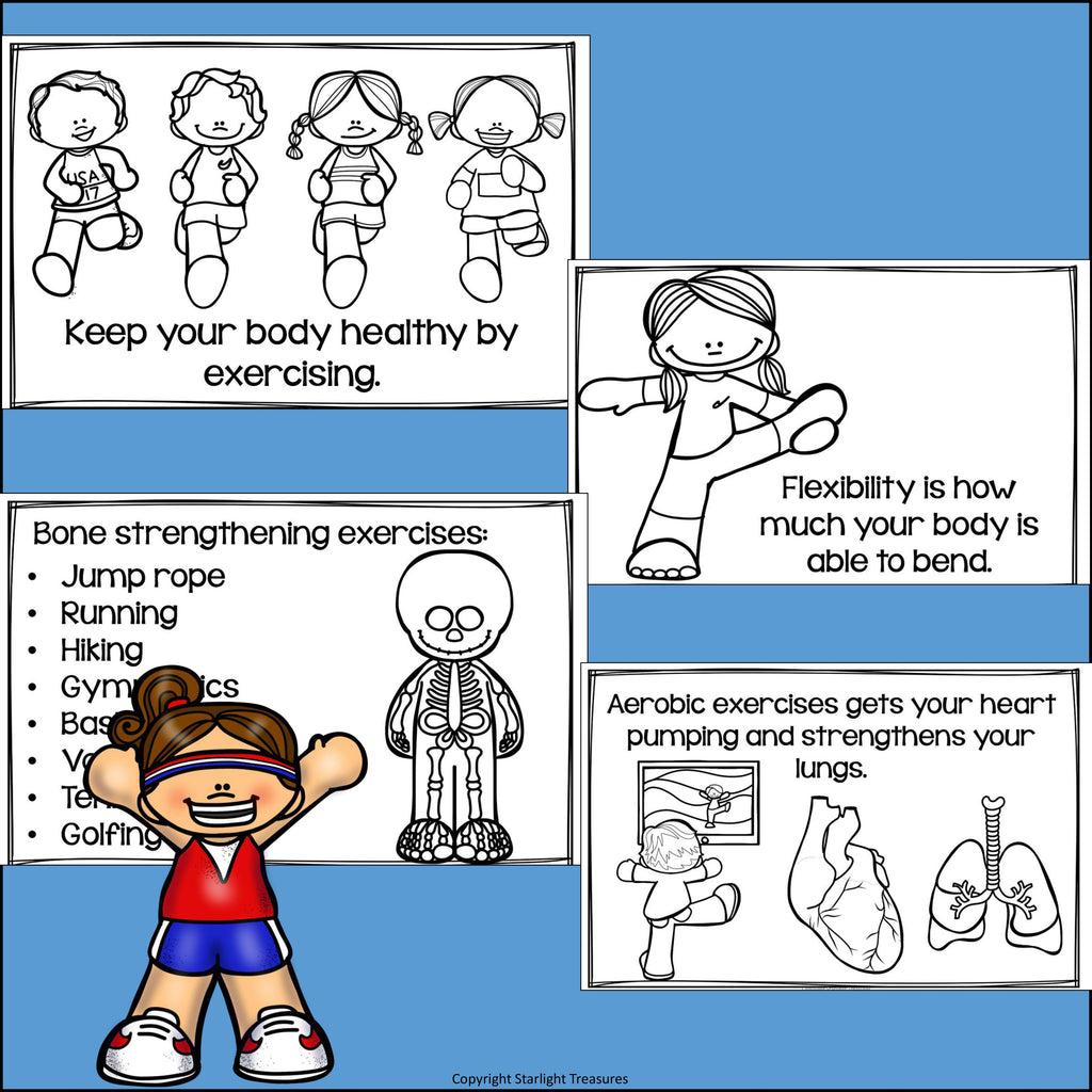Exercise and Sports Mini Book for Early Readers