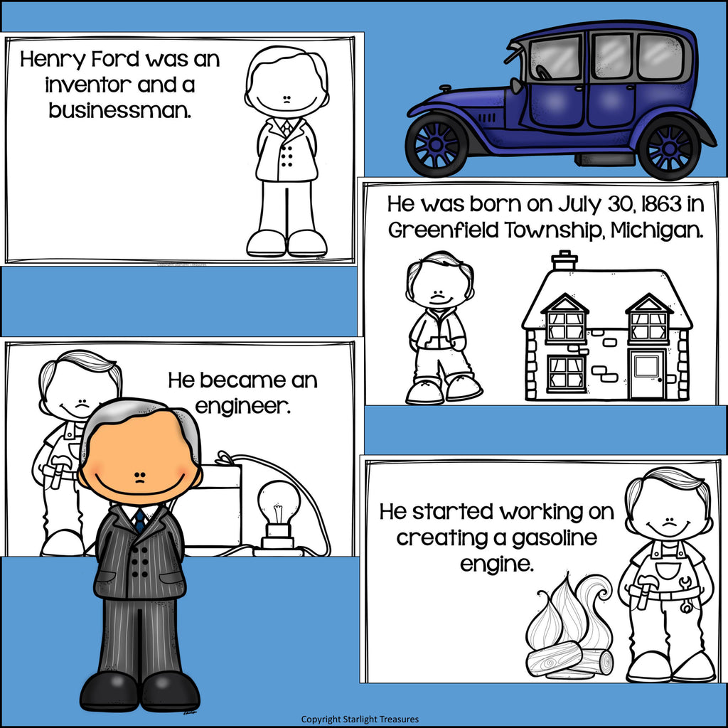 Henry Ford Mini Book for Early Readers: Inventors