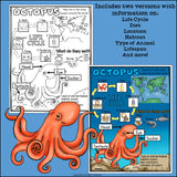 Octopus Fact Sheet for Early Readers