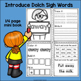 -AWAY Sight Word FREEBIE Mini Book for Early Readers - Dolch Sight Words