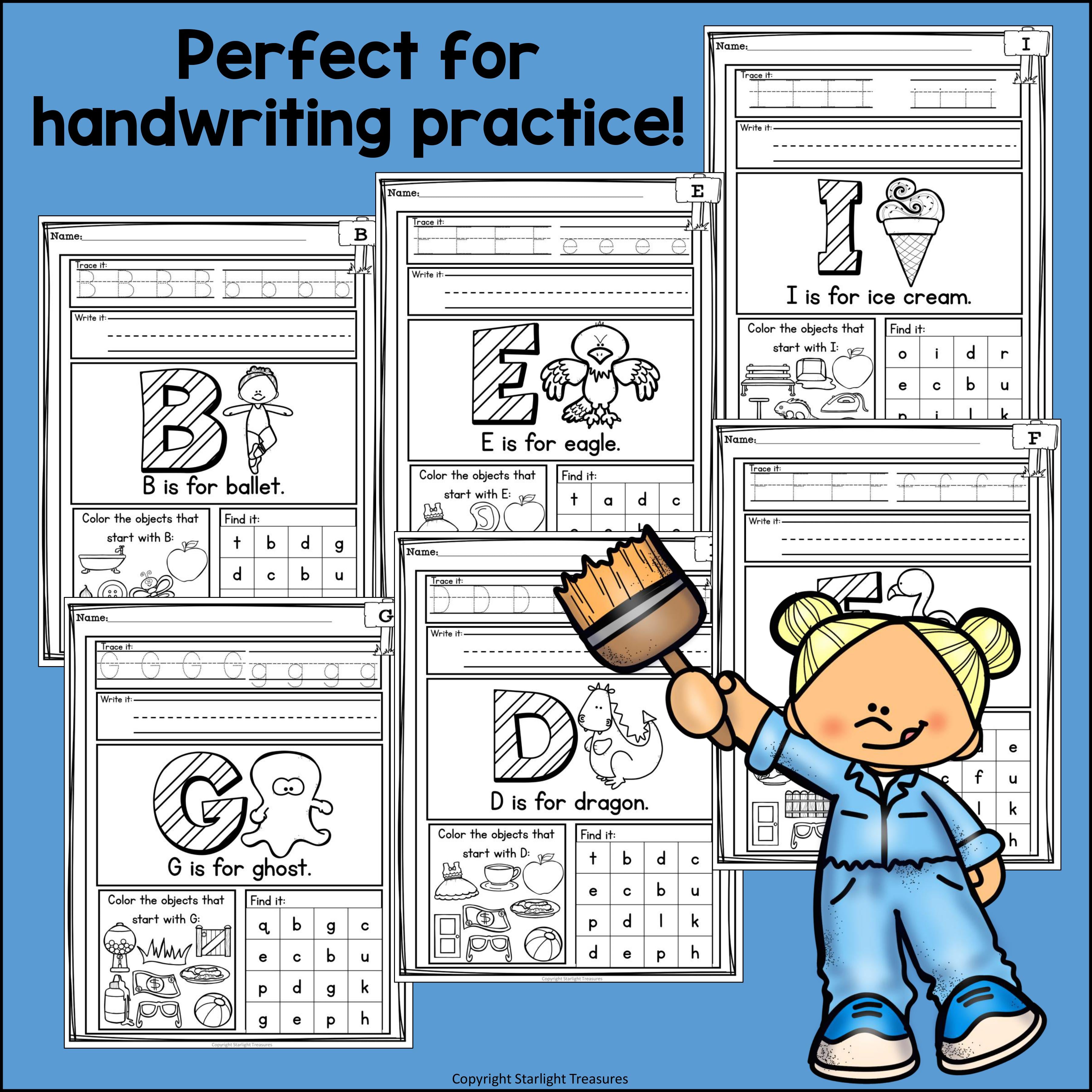 Alphabet Worksheets and Activities for Early Learners