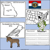 Missouri Mini Book for Early Readers - A State Study