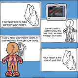 Human Body Systems: Circulatory System Mini Book for Early Readers