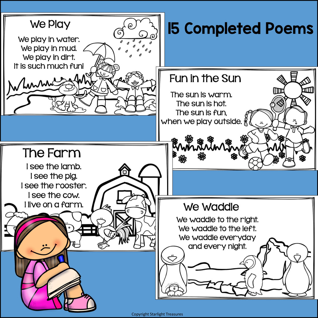 Poetry Journal for Early Readers