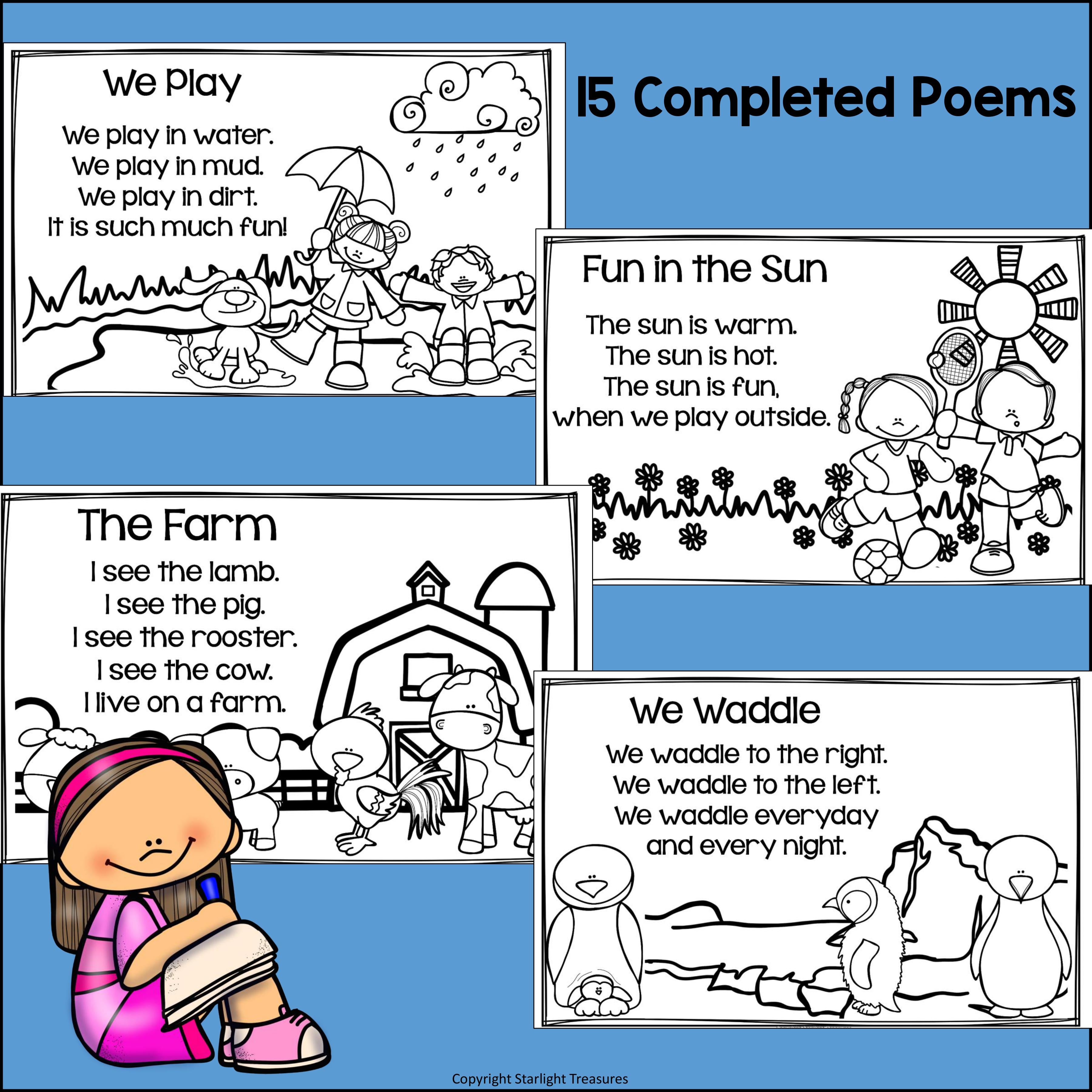 Poetry Journal for Early Readers