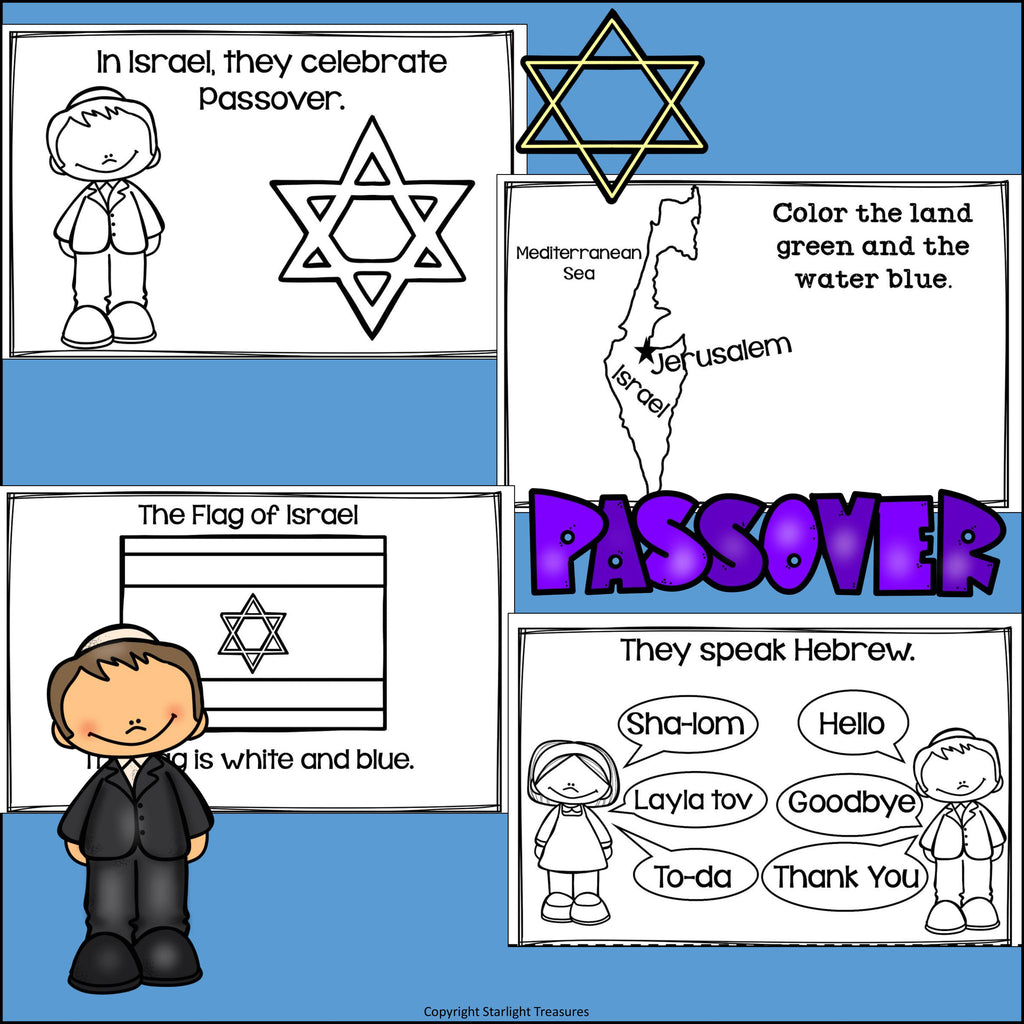 Passover Mini Book for Early Readers