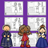 Worksheets A-Z Women's History Month
