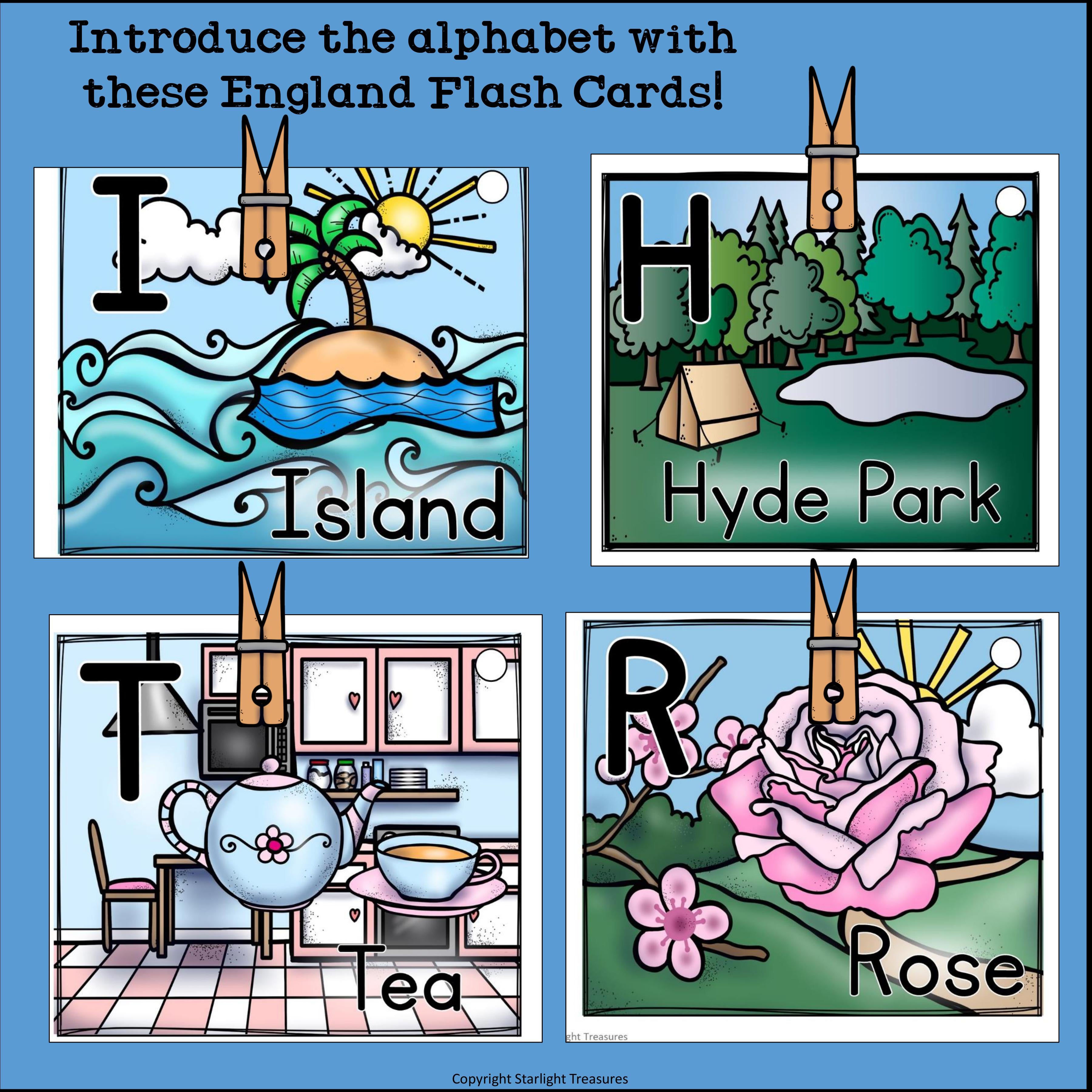 England Flash Cards
