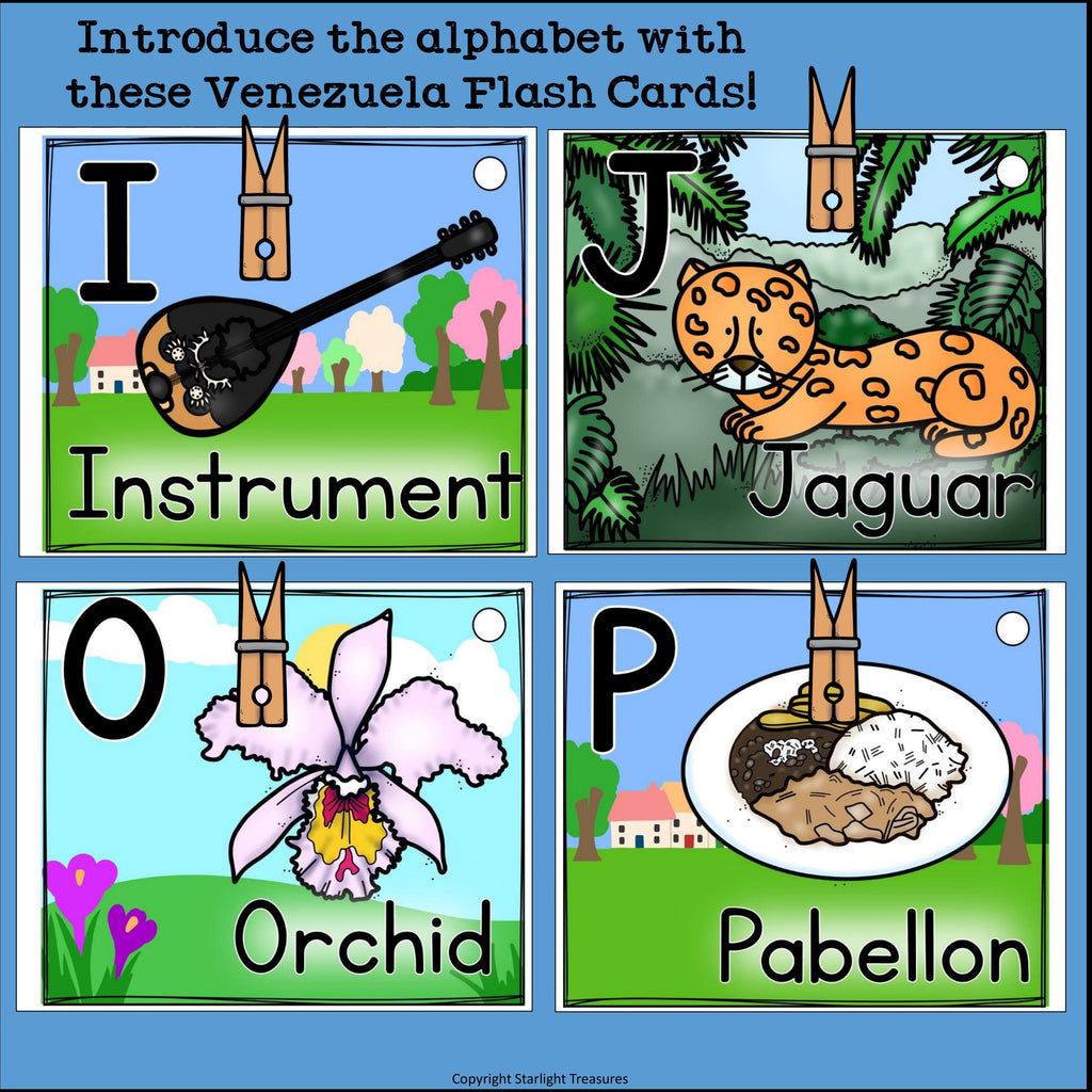 Venezuela Flash Cards