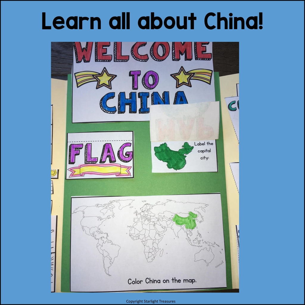 China Lapbook for Early Learners - A Country Study