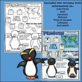 Penguin Fact Sheet for Early Readers