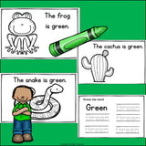 Colors of the Week: Green Mini Book
