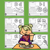 Worksheets A-Z Food Theme